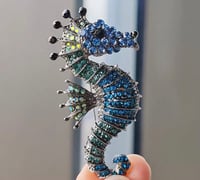 Image 1 of Diamond Seahorse Brooch