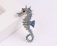 Image 2 of Diamond Seahorse Brooch