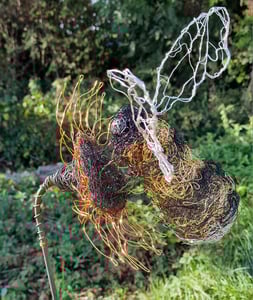 Image of Mini Wire Bee and Sunflower