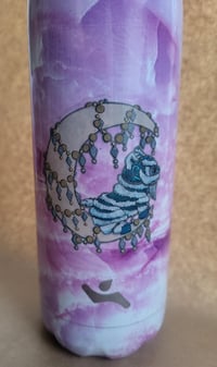 Image 3 of Vinyl Sticker--TânTân The Chinese Lion on a Jeweled Crescent Moon