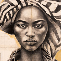 Image 2 of Tirage sur Canvas - "Tutuba"