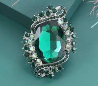 Image 1 of Green Lake Diamond Brooch
