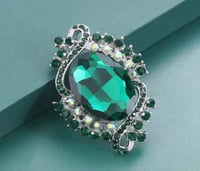 Image 2 of Green Lake Diamond Brooch