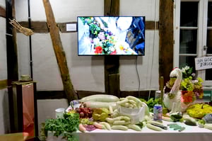 Schaugericht Poster mit Wurst