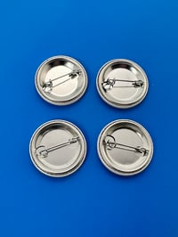 Image 4 of Chinga La Migra, FUCK ICE, Pin Back Buttons. Set of 4