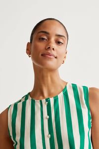 Image 3 of Top con estampado Bamboo Green