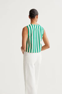 Image 2 of Top con estampado Bamboo Green