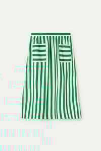 Image 8 of Falda midi con estampado Bamboo Green