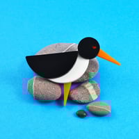 Image 7 of Oystercatcher Brooch or Necklace