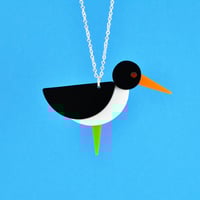 Image 3 of Oystercatcher Brooch or Necklace