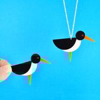 Image 1 of Oystercatcher Brooch or Necklace