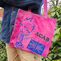 Image 1 of 'YOUNG MAN' ACAB TOTE BAG
