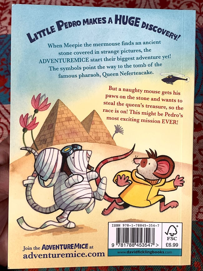 Of Mice and Mummies: Fledermaus and Pedro back cover