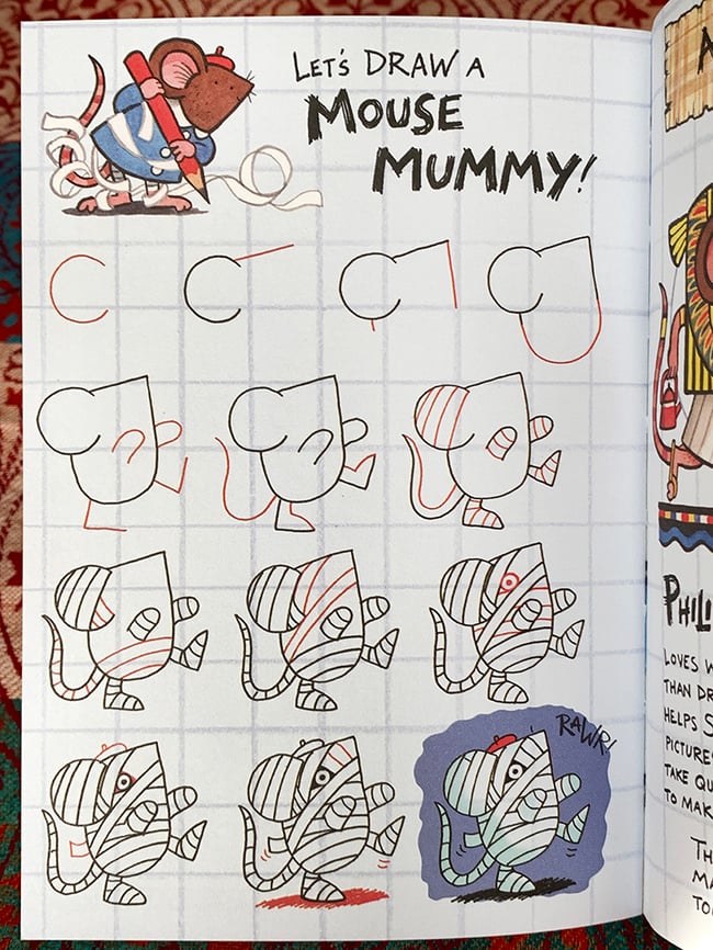 Of Mice and Mummies: Millie draws Mummies