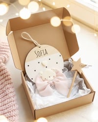 Targhetta Personalizzata Orsetto – Decorazione Artigianale per Cameretta