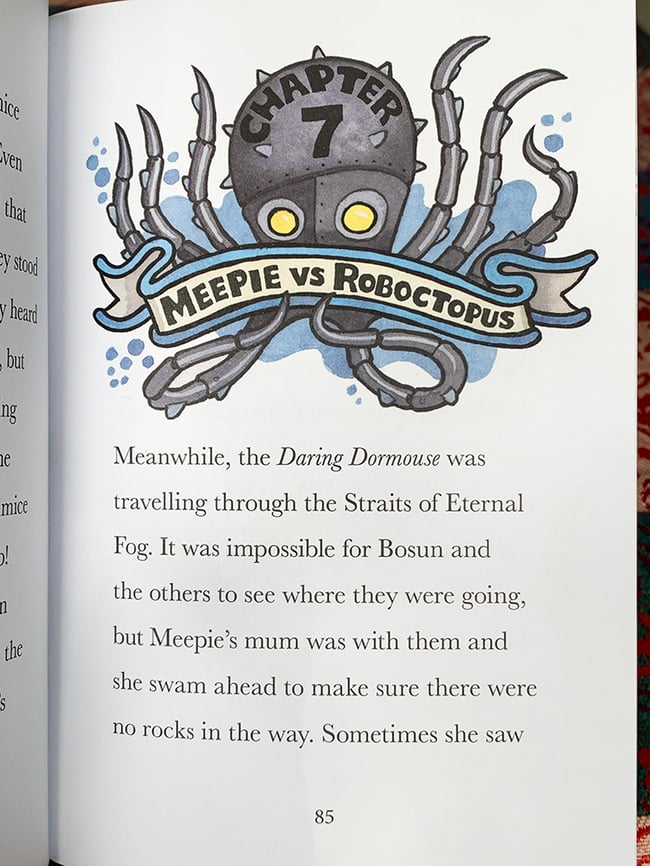 Of Mice and Mummies: Roboctopus chapter head