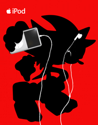 Image 1 of iPod Poster - Shadow