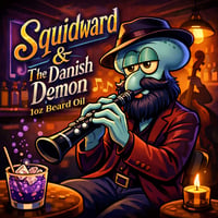 Squidward (Grape soda fizz drifting through cool ocean jazz air)