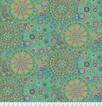 Image 3 of Double Sided Fuchsia Linen Millefiore Jade  Shade 40cm