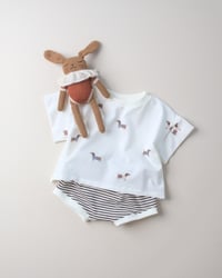 Image 4 of BLOOMER ALIX rayé, noir | Certifié Oeko-Tex