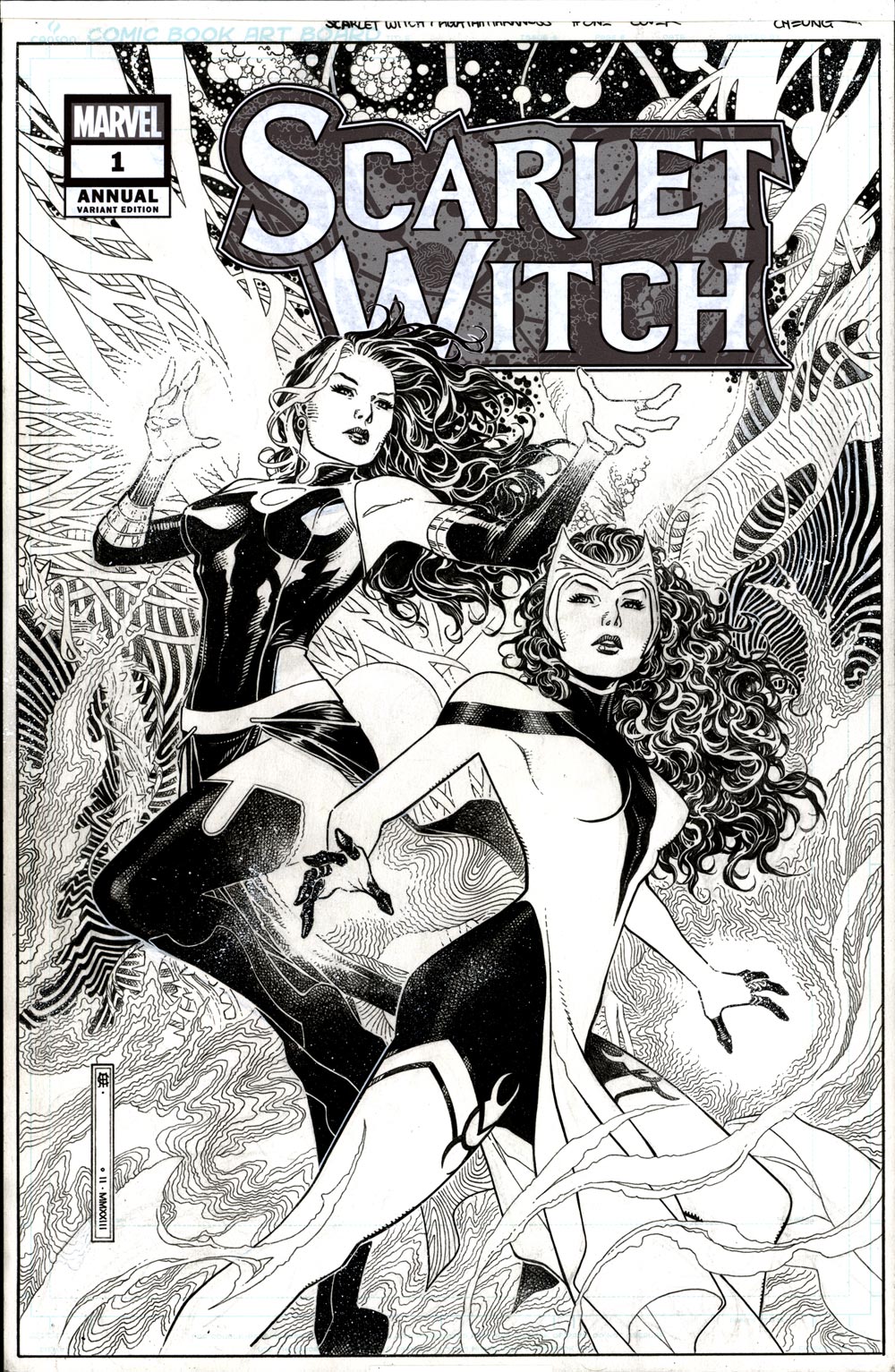 Image of Copy of THE BRAVE AND THE BOLD #1 Original Cover Art