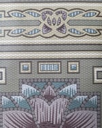 1990s Vintage Imperial Wallpaper Borders - Art Deco Nouveau Dark Academia - (Set of 3 Rolls) thumbnail 6