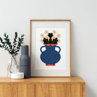 Image 2 of Vase with Flowers I