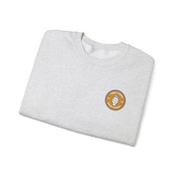 Image 6 of Latte Love Crewneck Sweatshirt — Small Coffee Badge Graphic-91bfc5b4