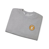 Image 9 of Latte Love Crewneck Sweatshirt — Small Coffee Badge Graphic-91bfc5b4