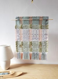 Image 1 of WOVEN WALL HANGING ‘SAGE’