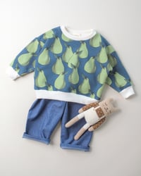 Image 7 of SWEAT CAMILLE - illustration poires | Coton biologique
