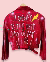 Image 3 of TODAY IS THE BEST DAY   ✘ IBIZA LEATHER JACKET  ✘ VINTAGE BLAZER ✘ UPCYCLED