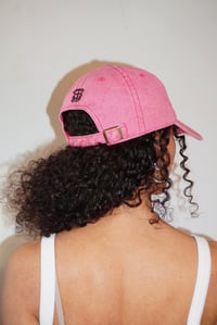 Image 2 of Embroidered Cap — washed pink