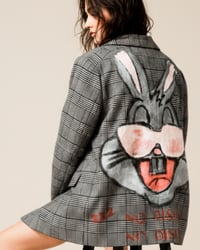 Image 1 of 222 LOVE IS MY RELIGION  ✘ IBIZA BUNNY JACKET  ✘VINTAGE BLAZER ✘UPCYCLED
