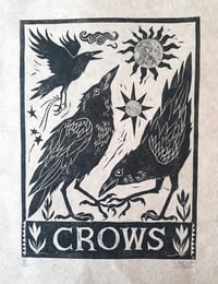 Image 3 of Crows (on lokta)