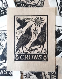 Image 1 of Crows (on lokta)