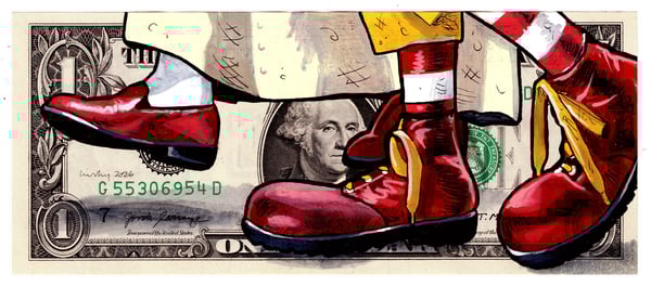 Image of Real Dollar Original. Human Heels.