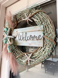 Image 2 of Coastal Welcome Wreath 