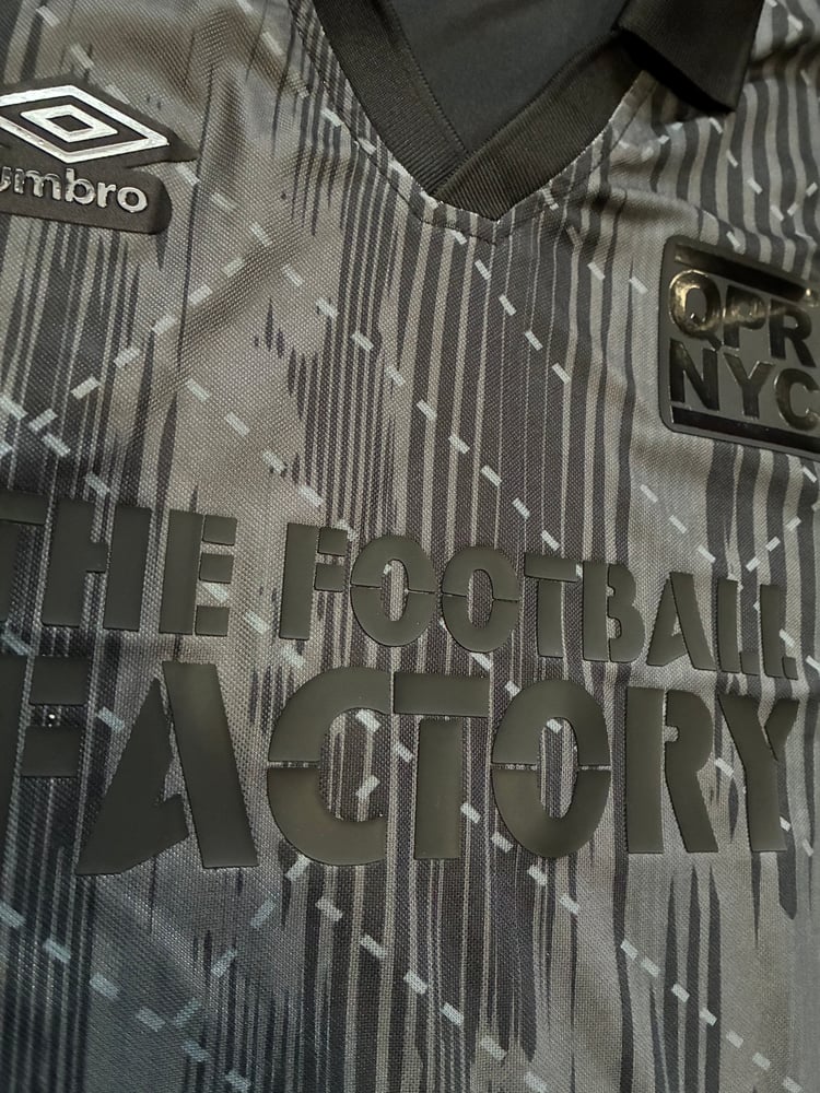 Image of QPR NYC Ant Original Blackout Umbro Retro Shirt MEDIUM