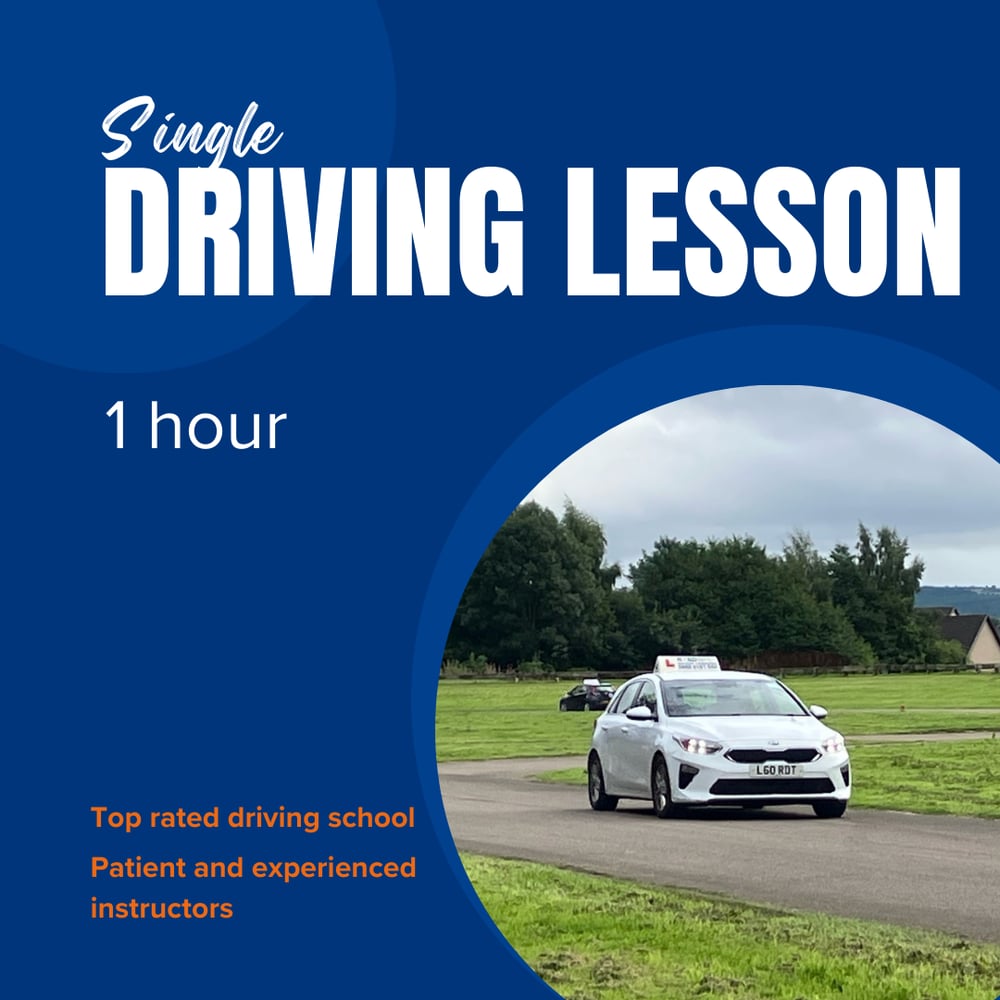 Image of Single driving lesson - £42
