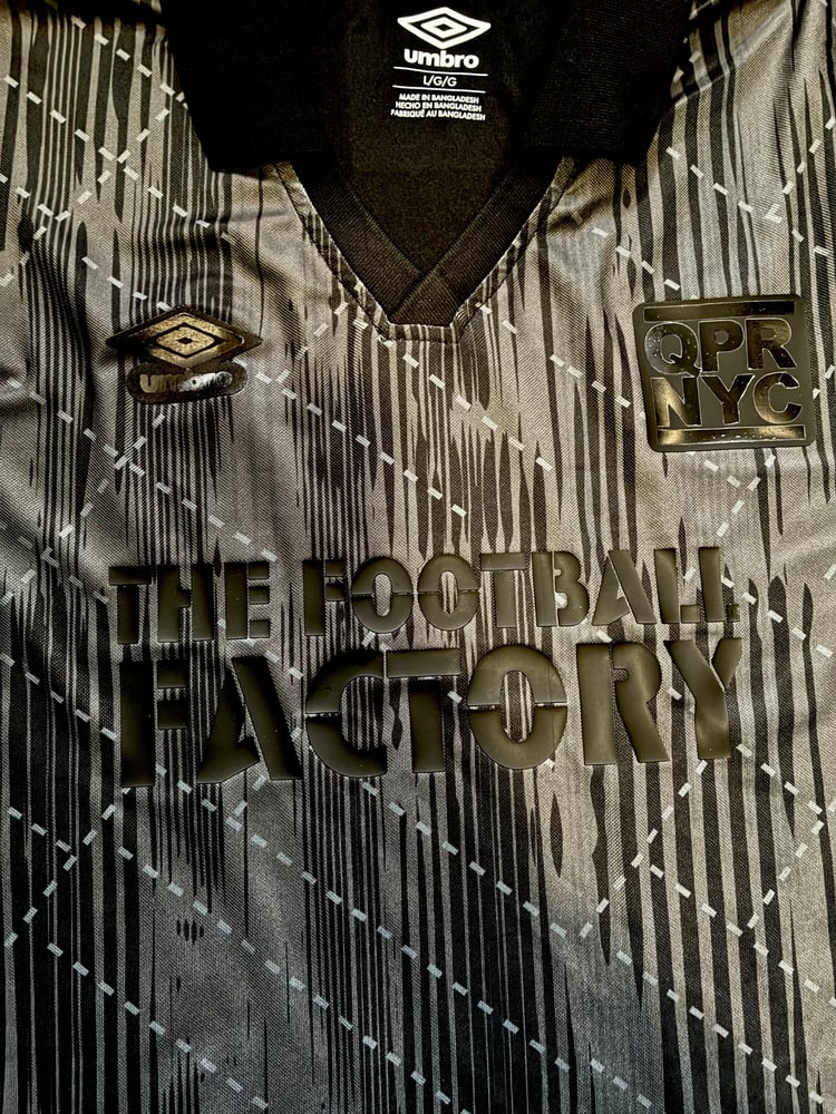 Image of QPR NYC Ant Original Blackout Umbro Retro Shirt LARGE