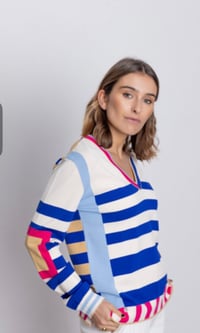 Image 4 of JERSEY MULTIRAYAS AZUL BMB