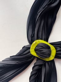 Image 2 of Scarf Ring Lime