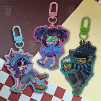 Image 1 of Gorillaz Saturn Barz keychains | Gorillaz