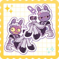 Image 1 of maid jax ✨ epoxy acrylic charm