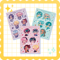 Image 1 of alnst AUs ✨ waterproof vinyl sticker sheet