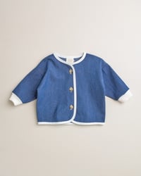 Image 1 of VESTE CHIARA coloris bleu | Certifié Oeko-Tex