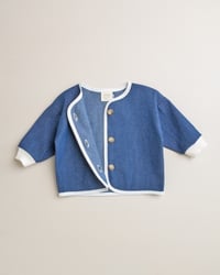 Image 2 of VESTE CHIARA coloris bleu | Certifié Oeko-Tex