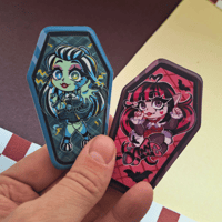 Image 1 of Monster high Coffin pins | Monster high