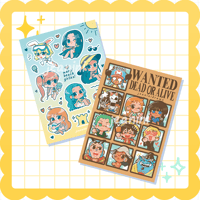 Image 1 of one piece sheets ✨ waterproof vinyl sticker sheet